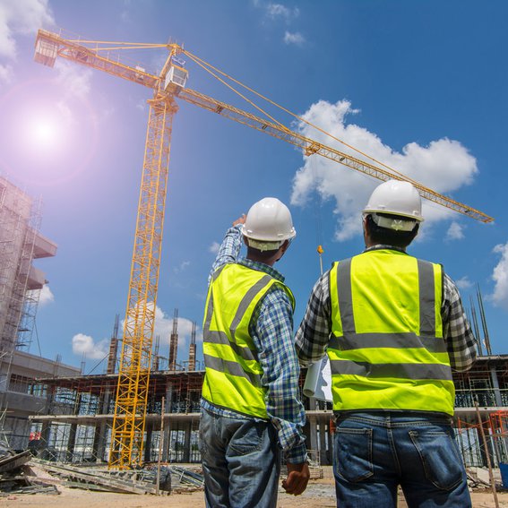 construction site workers